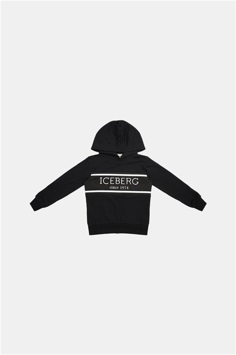 Iceberg Erkek Çocuk Siyah Sweatshirt