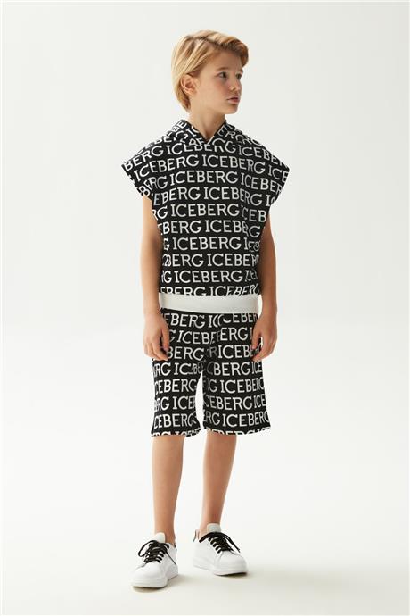 Iceberg Erkek Çocuk Siyah Sweatshirt
