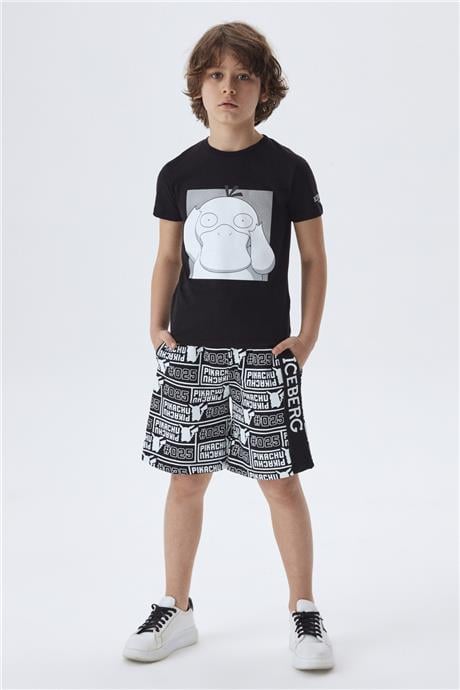 Iceberg Erkek Çocuk Siyah T-Shirt