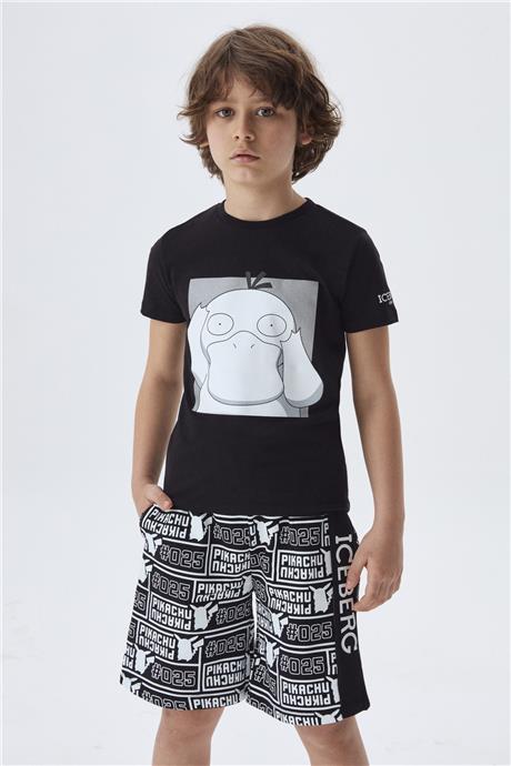 Iceberg Erkek Çocuk Siyah T-Shirt