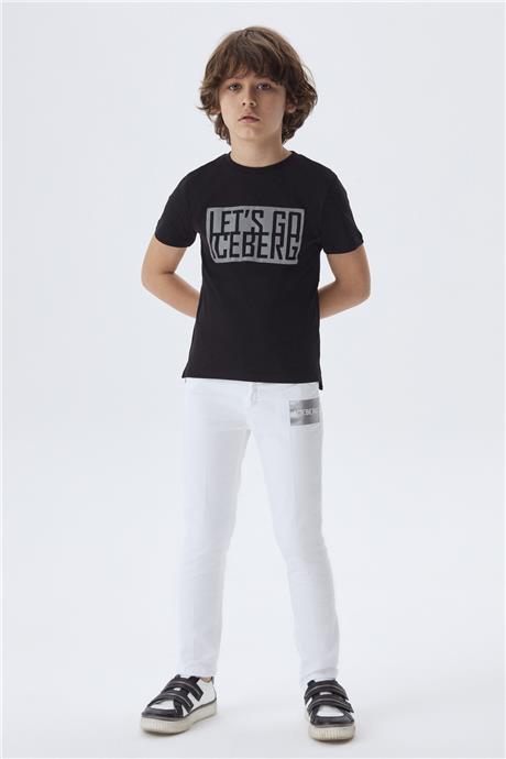 Iceberg Erkek Çocuk Siyah T-Shirt