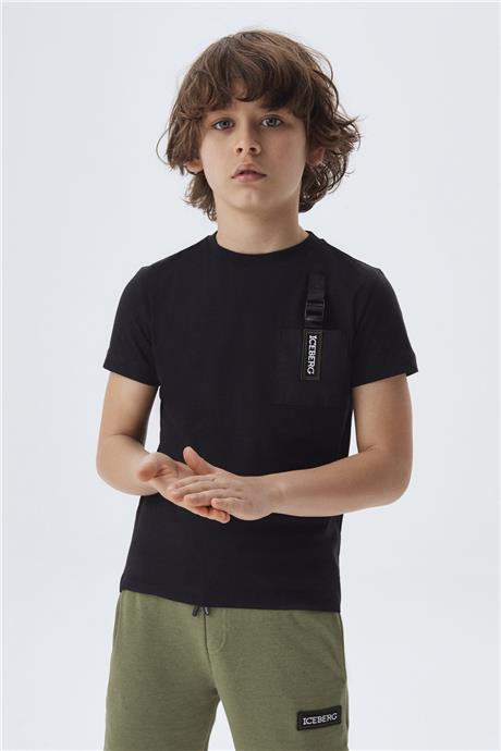 Iceberg Erkek Çocuk Siyah T-Shirt