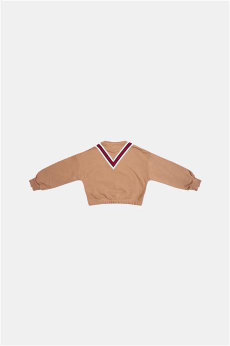 Iceberg Kız Çocuk Açık Kahve Sweatshirt