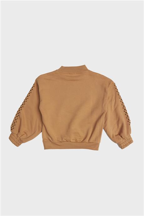 Iceberg Kız Çocuk Açık Kahve Sweatshirt