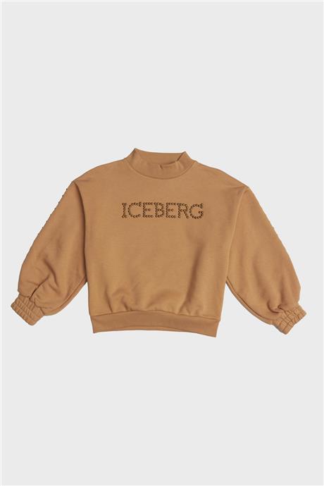 Iceberg Kız Çocuk Açık Kahve Sweatshirt