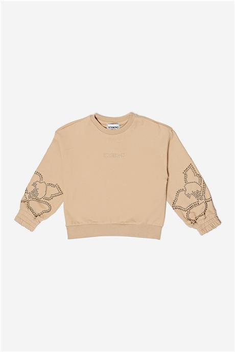 Iceberg Kız Çocuk Açık Kahve Sweatshirt