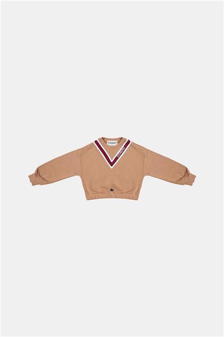 Iceberg Kız Çocuk Açık Kahve Sweatshirt