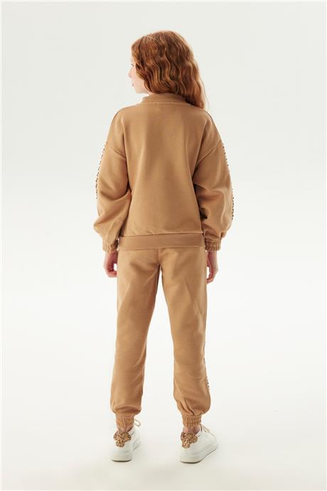 Iceberg Kız Çocuk Açık Kahve Sweatshirt