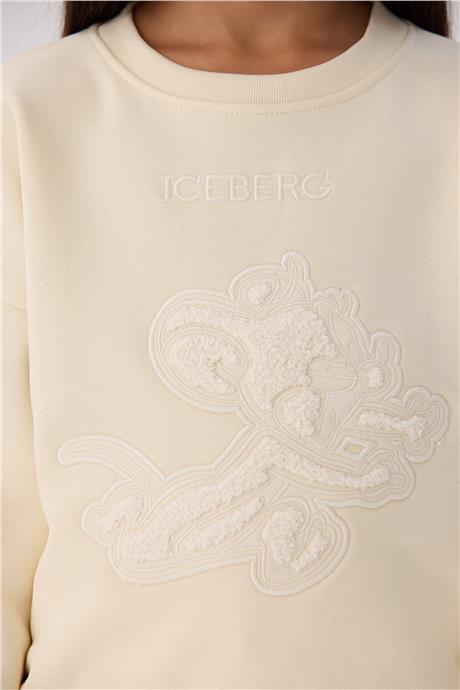 Iceberg Kız Çocuk Bej Sweatshirt