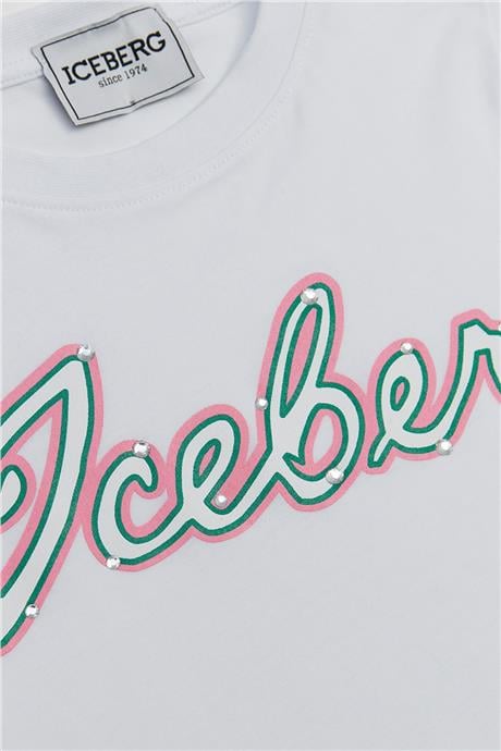 Iceberg Kız Çocuk Beyaz T-Shirt