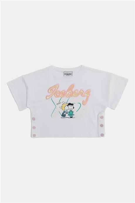 Iceberg Kız Çocuk Beyaz T-Shirt
