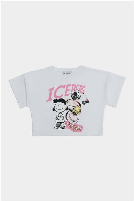 Iceberg Kız Çocuk Beyaz T-Shirt
