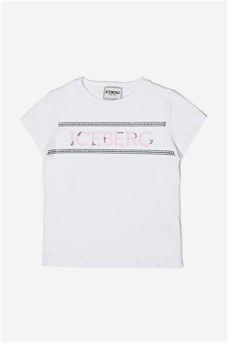 Iceberg Kız Çocuk Beyaz T-Shirt