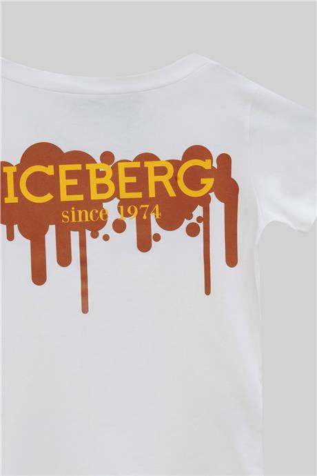 Iceberg Kız Çocuk Beyaz T-Shirt