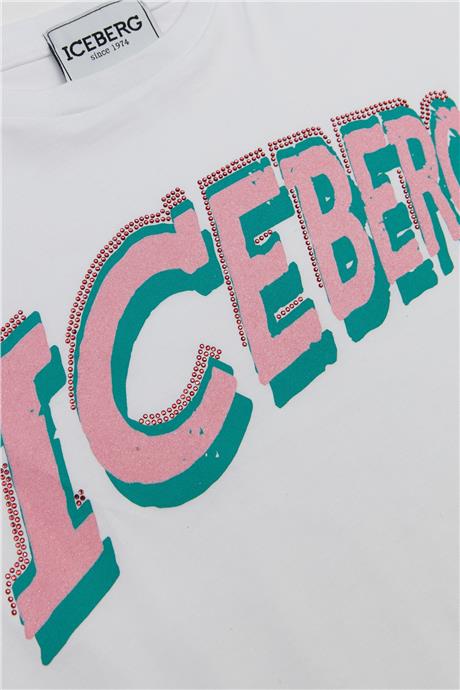 Iceberg Kız Çocuk Beyaz T-Shirt
