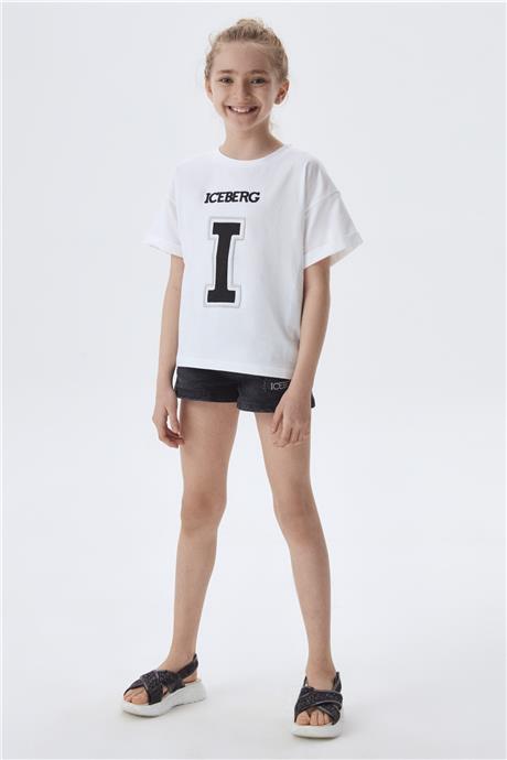 Iceberg Kız Çocuk Beyaz T-Shirt