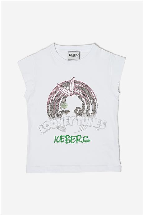Iceberg Kız Çocuk Beyaz T-Shirt