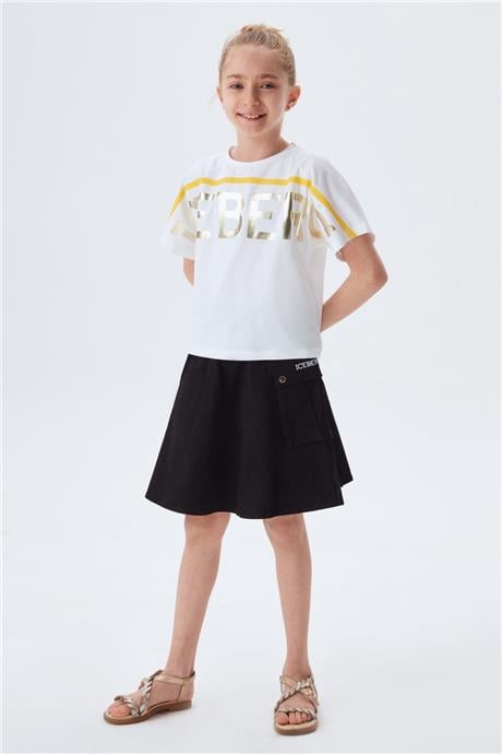 Iceberg Kız Çocuk Beyaz T-Shirt