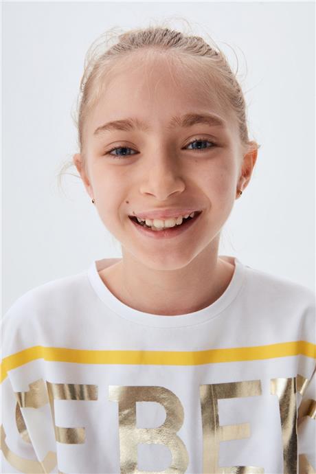 Iceberg Kız Çocuk Beyaz T-Shirt
