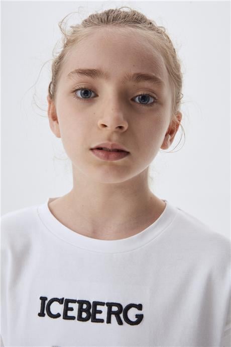 Iceberg Kız Çocuk Beyaz T-Shirt