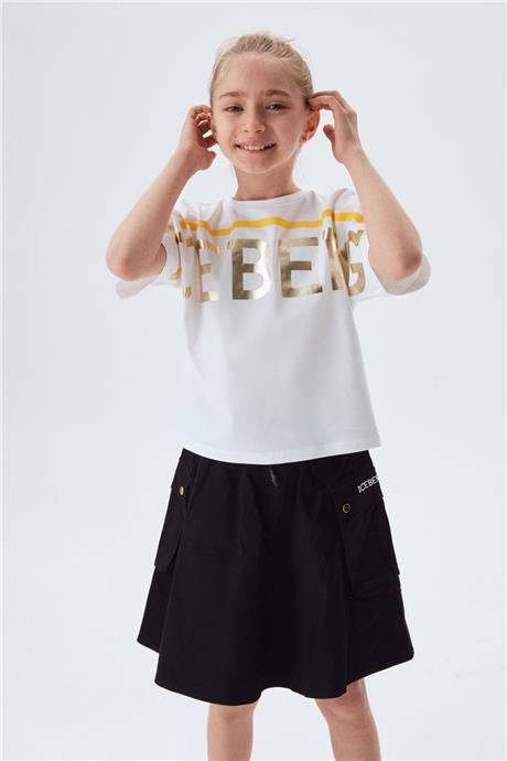 Iceberg Kız Çocuk Beyaz T-Shirt