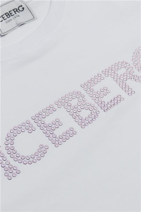 Iceberg Kız Çocuk Beyaz T-Shirt