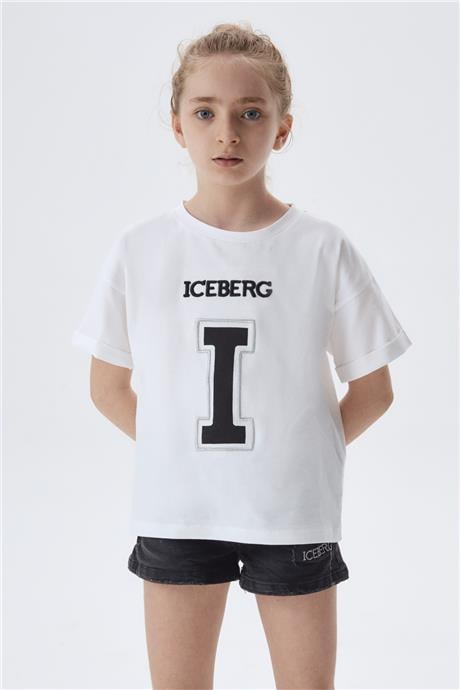 Iceberg Kız Çocuk Beyaz T-Shirt