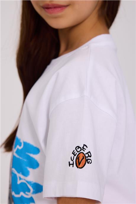Iceberg Kız Çocuk Beyaz TshirtIceberg Kız Çocuk Beyaz Tshirt