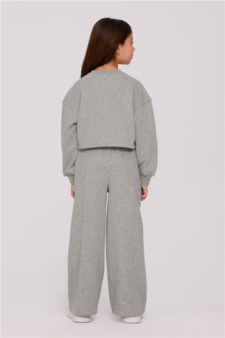 Iceberg Kız Çocuk Gri Melanj SweatshirtIceberg Kız Çocuk Gri Melanj Sweatshirt