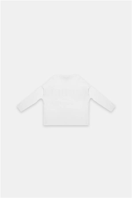 Iceberg Kız Çocuk Kırık Beyaz T-shirt