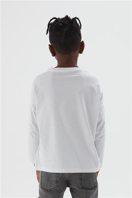 Iceberg Kız Çocuk Kırık Beyaz T-shirt