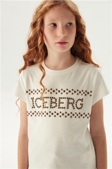 Iceberg Kız Çocuk Kırık Beyaz Tshirt