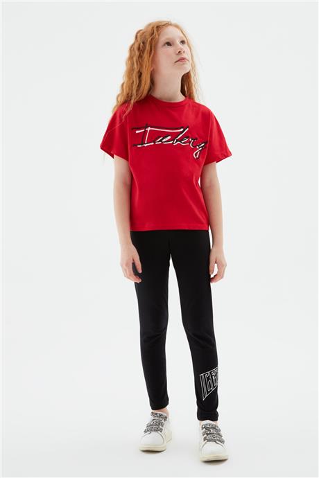 Iceberg Kız Çocuk Kırmızı T-Shirt