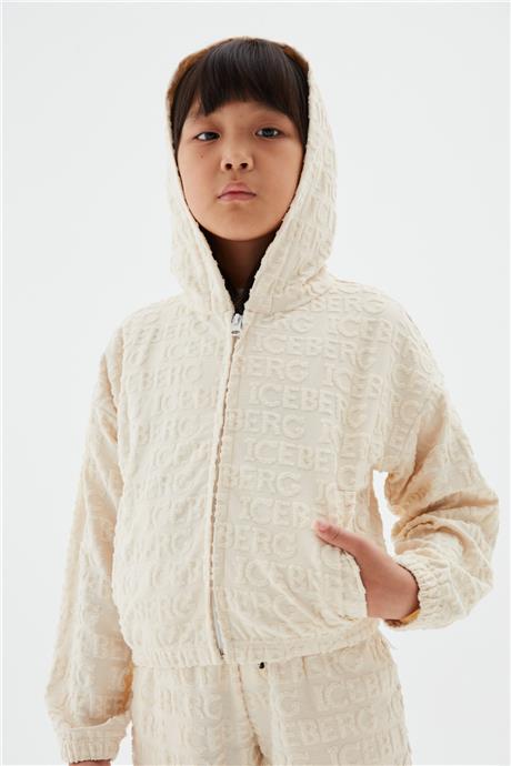 Iceberg Kız Çocuk Krem Sweatshirt