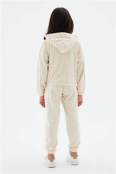 Iceberg Kız Çocuk Krem Sweatshirt