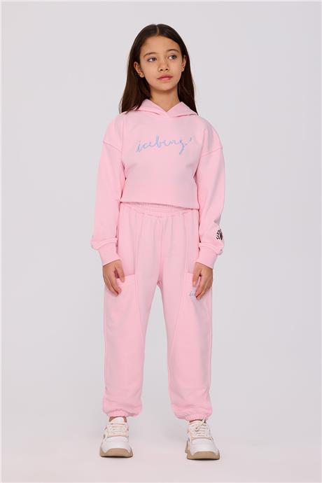 Iceberg Kız Çocuk Pembe Eşofman AltıIceberg Kız Çocuk Pembe Eşofman Altı