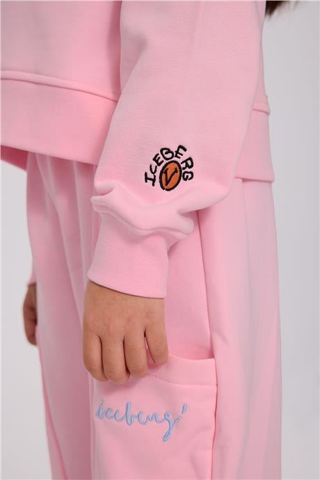 Iceberg Kız Çocuk Pembe SweatshirtIceberg Kız Çocuk Pembe Sweatshirt