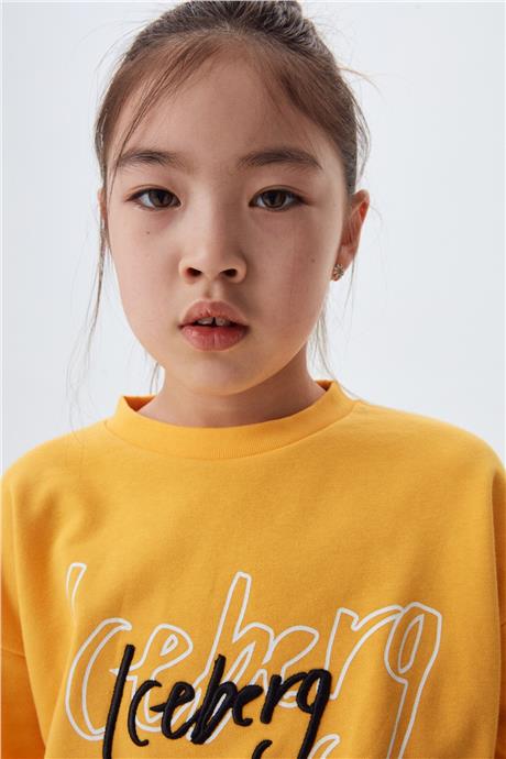 Iceberg Kız Çocuk Sarı Sweatshirt
