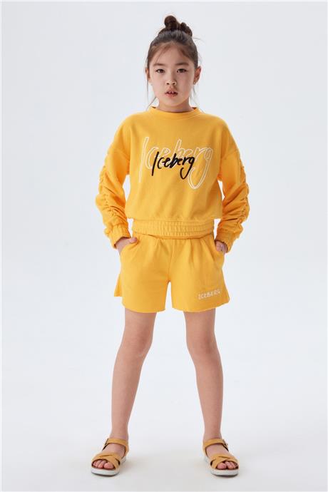 Iceberg Kız Çocuk Sarı Sweatshirt