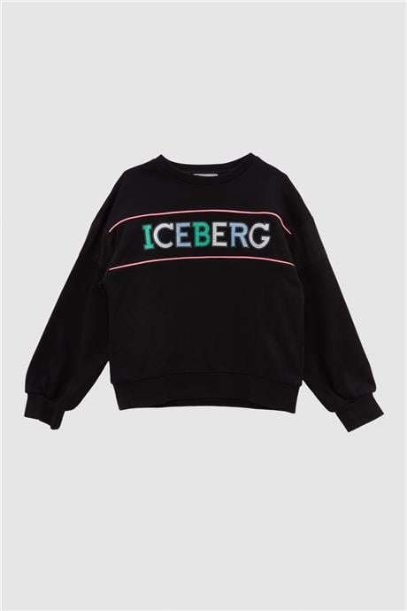 Iceberg Kız Çocuk Siyah Sweatshirt
