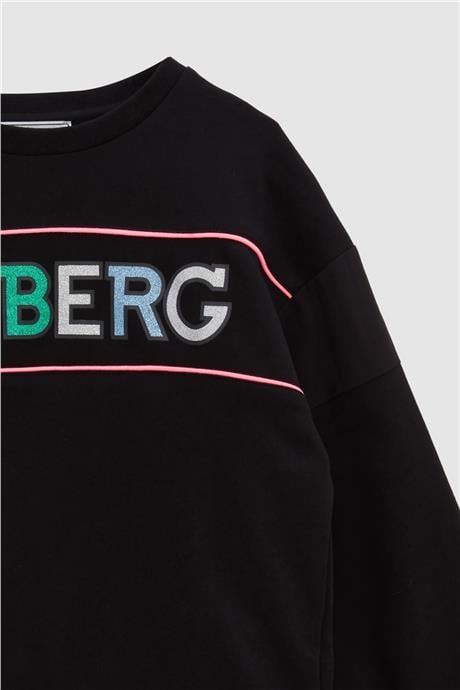 Iceberg Kız Çocuk Siyah Sweatshirt