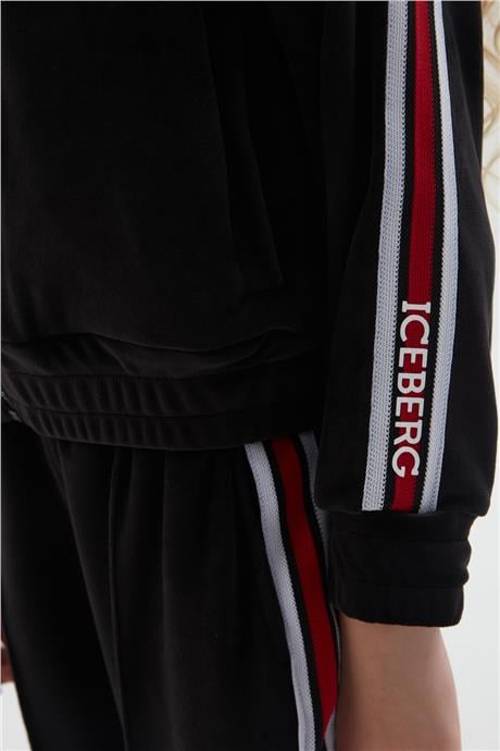Iceberg Kız Çocuk Siyah Sweatshirt