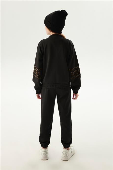 Iceberg Kız Çocuk Siyah Sweatshirt