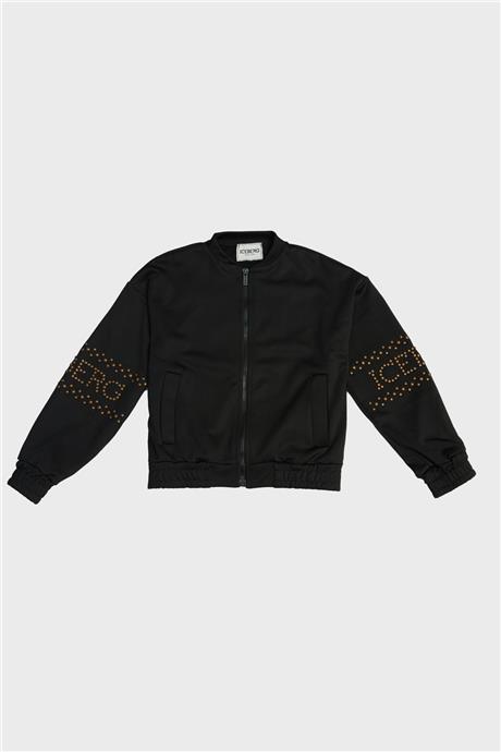 Iceberg Kız Çocuk Siyah Sweatshirt