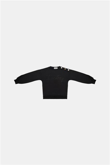 Iceberg Kız Çocuk Siyah Sweatshirt