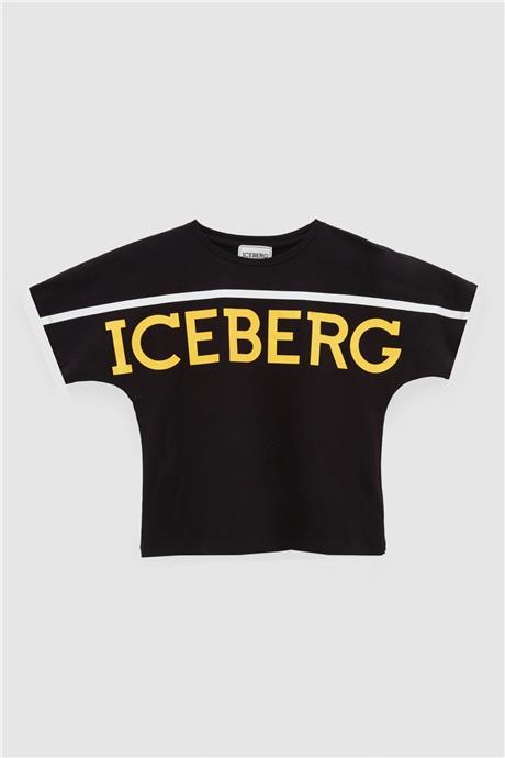 Iceberg Kız Çocuk Siyah T-Shirt
