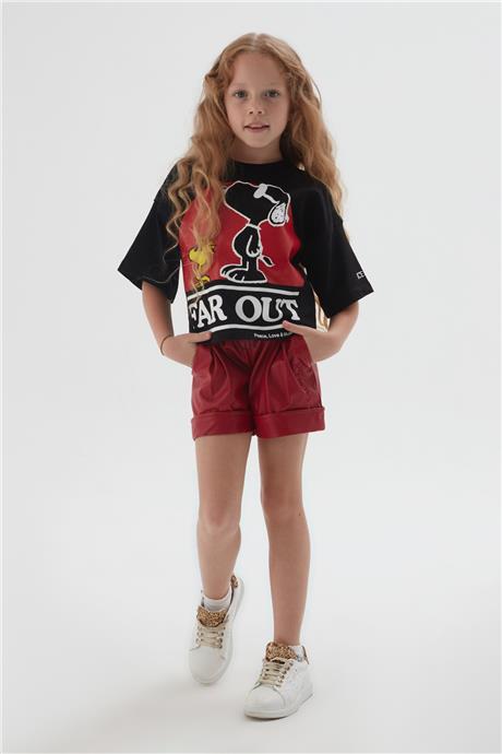 Iceberg Kız Çocuk Siyah T-Shirt