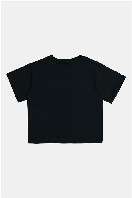 Iceberg Kız Çocuk Siyah T-Shirt