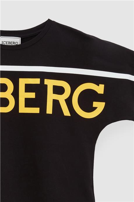 Iceberg Kız Çocuk Siyah T-Shirt