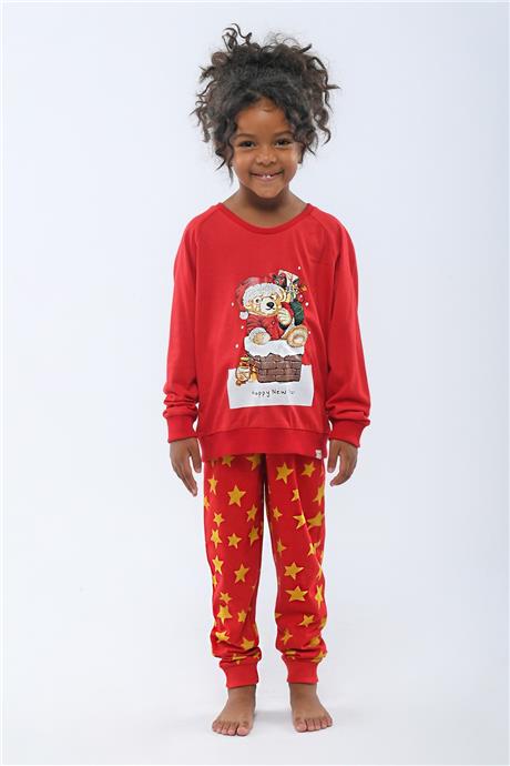 Katia & Bony Kız Çocuk Kırmızı Pijama Altı